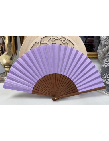 ABANICO PERICÓN DE MADERA DE ALTA CALIDAD LISO DE 27cm Ref 0199 (Elige color )