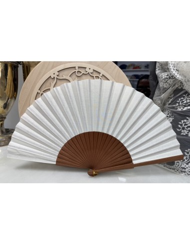 ABANICO PERICÓN DE MADERA DE ALTA CALIDAD LISO DE 27cm Ref 0199 (Elige color )