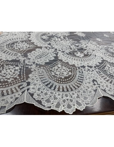 MANTILLA BEIGE DOBLE PUNTA REF 2026 GR-N